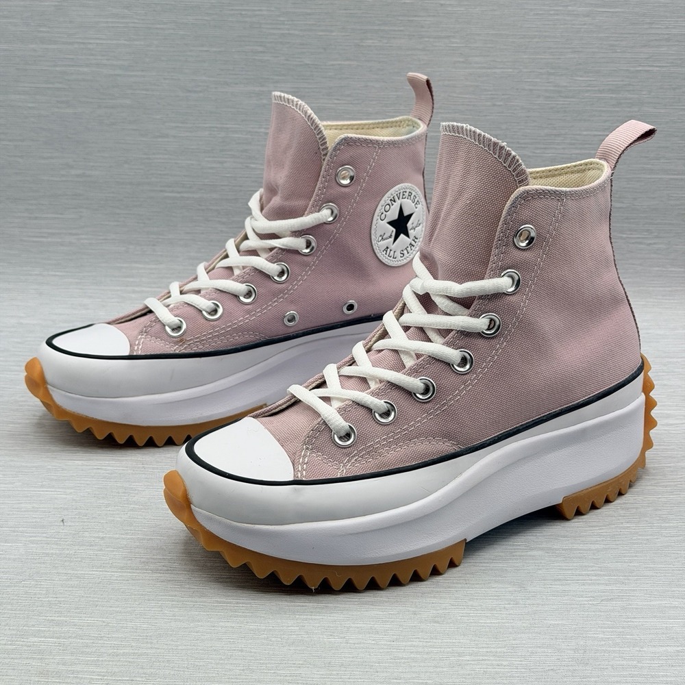 Converse Run Star Hike Women's 6 Pink Platform High Top Himalayan Salt 171668C